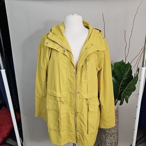 J Crew - Yellow Hooded Jacket